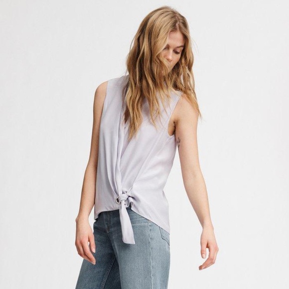 Rag & Bone Lilac Sleeveless Popover NWT - Picture 3 of 10